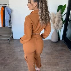 Junie Catalina Zipper Matching Set(Meerkat) Tops