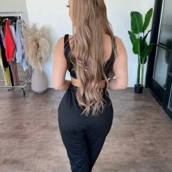 La Luxe June Tank Set(Black) Tops