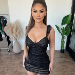 Privy Dulce Dress(Black) Dresses/Rompers