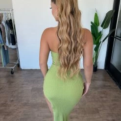 BLANC Ursula Dress(Green) Dresses/Rompers