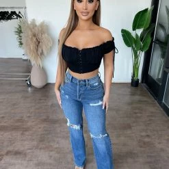 Cello Sean High Rise Dad Jeans(Medium)