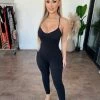 Junie Taylor Cami Jumpsuit(Black)