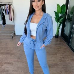 Mind Code Bottoms Marcus Joggers Pants(Dusty Blue)