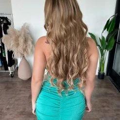 Spring Haze Vina Dress (Green Mint)