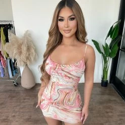 BLANC Renee Dress(Pink) Dresses/Rompers