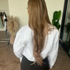 Mono B Tops Adam Denim Jacket(White)Final Sale