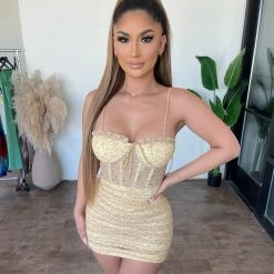 Edit By Nine Judie Floral Dress (Yellow)