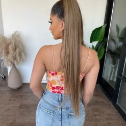 Bear Dance Tops Maddy Cropped Top(Orange)