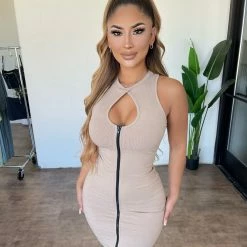 A Ellen Dresses/Rompers Lisa Dress(Mocha)