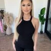 La Luxe Tops Jayla Tank Bodysuit(Black)