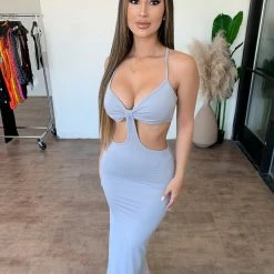 Junie Jamie Cami Dress(Sliver)