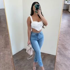 Dogma Bottoms Meech High Rise Mom Jeans(Medium)