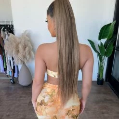 Mermaid Bottoms Aisha Bathing Suit Set(Yellow)