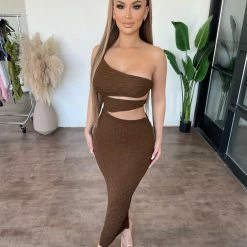 Miss 8 Dresses/Rompers Alison Dress (Brown)