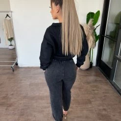 Mind Code Denise Jogger Pants(Black) Bottoms