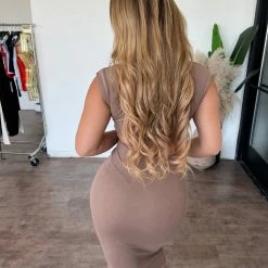 Hey Babe Tops Teresa 2 Piece Set(Mocha)