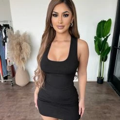 Bear Dance Dresses/Rompers Juliette Tank Dress(Black)