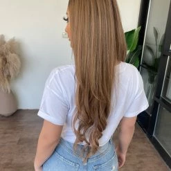 Mono B Tops Macy Cropped T-Shirt(White)Final Sale