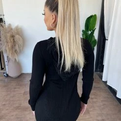 36.5 Tops Raya Hoodie Set(Black)