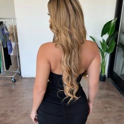 La Luxe Tops Camila 2 Piece Set(Black)