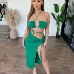 Tresser Tina Skirt Set (Kelly Green)