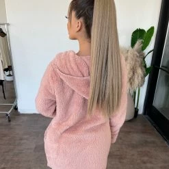Timing Jacob Fur Cardigan(Dark Pink)