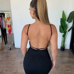 ANWND Alicia Dress(Black) Dresses/Rompers