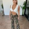 Beige Botany Bottoms Gary Cargo Pants(Camouflage)