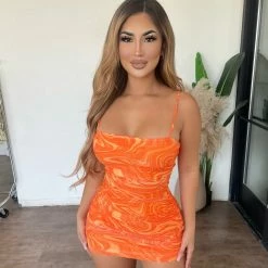 Privy Tyra Dress(Orange)