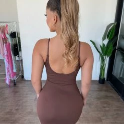 Mono B Dresses/Rompers Kelly Dress(Brown)