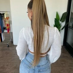 Betty Ootd Tops Irma Top(White)