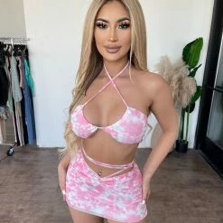 New Pink Melissa Halter Set(Pink)