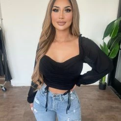 Privy Edith Top(Black) Tops