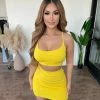 Sabora Ivy Skirt Set(Yellow) Tops