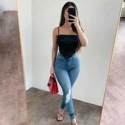 Dogma Micheal High Rise Skinny Jeans(Medium) Bottoms