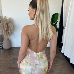 Edit By Nine Elise Cami Dress(Blush Multi) Dresses/Rompers