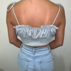 Cellecci Kimberly Cami Top(Mint Sage)FINAL SALE