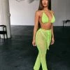 HOT & DELICIOUS Melissa Knit Set(Neon Green)(final Sale) Tops