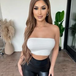 Emory Park Kels Tube Top(Off White)Final Sale