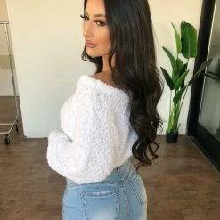 Miracle Mina Sweater Top(White) Tops