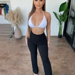 Illa Illa Bottoms Rina Flare Pants(Black)