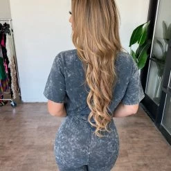 Fancy Dream Zalika Biker Shorts Set(Grey)