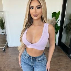 La Luxe Rubi Tank Top(Orchid)