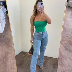 La Luxe Leta Top(Green)
