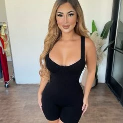 La Luxe Rocio Jumpsuit(Black) Bottoms