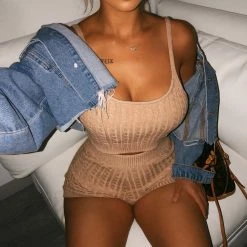 36.5 Remi Knit Matching Set(Beige) Tops