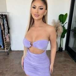 Tresser Dresses/Rompers Kari Tube Dress(Lavender)