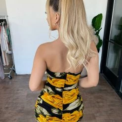 Hera Collection Dresses/Rompers Vivien Tube Dress(Black/Yellow)