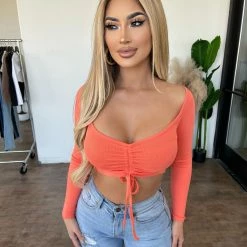 Olivaceousia Legacy Long Sleeve Top(Orange)