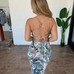 Bijou Raquel Dress(Navy)